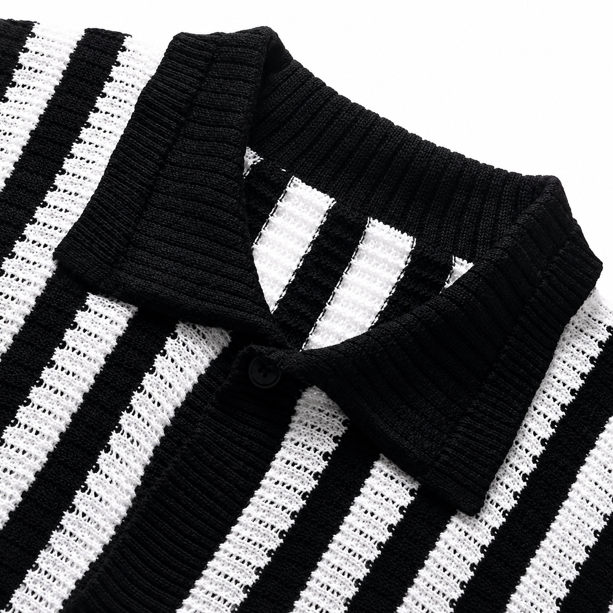 Vincenzo Stripe Knit Polo