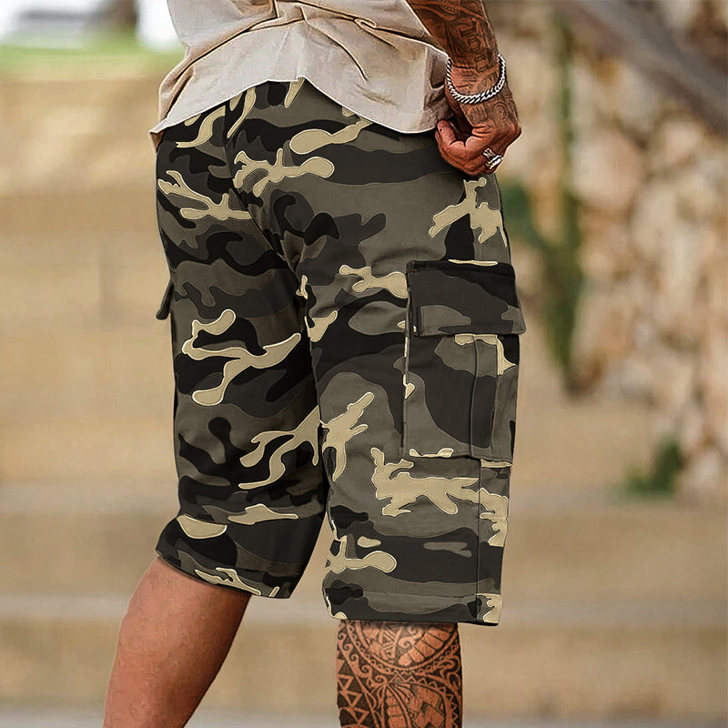 🎁2026 New Arrivals 49% OFF💖Men's Camouflage Cargo Shorts – Multi-Pocket, Adjustable Waist & Breathable Fabric 1