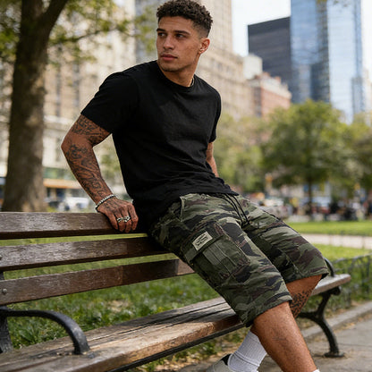 🎁2026 New Arrivals 49% OFF💖Men's Camouflage Cargo Shorts – Multi-Pocket, Adjustable Waist & Breathable Fabric 5