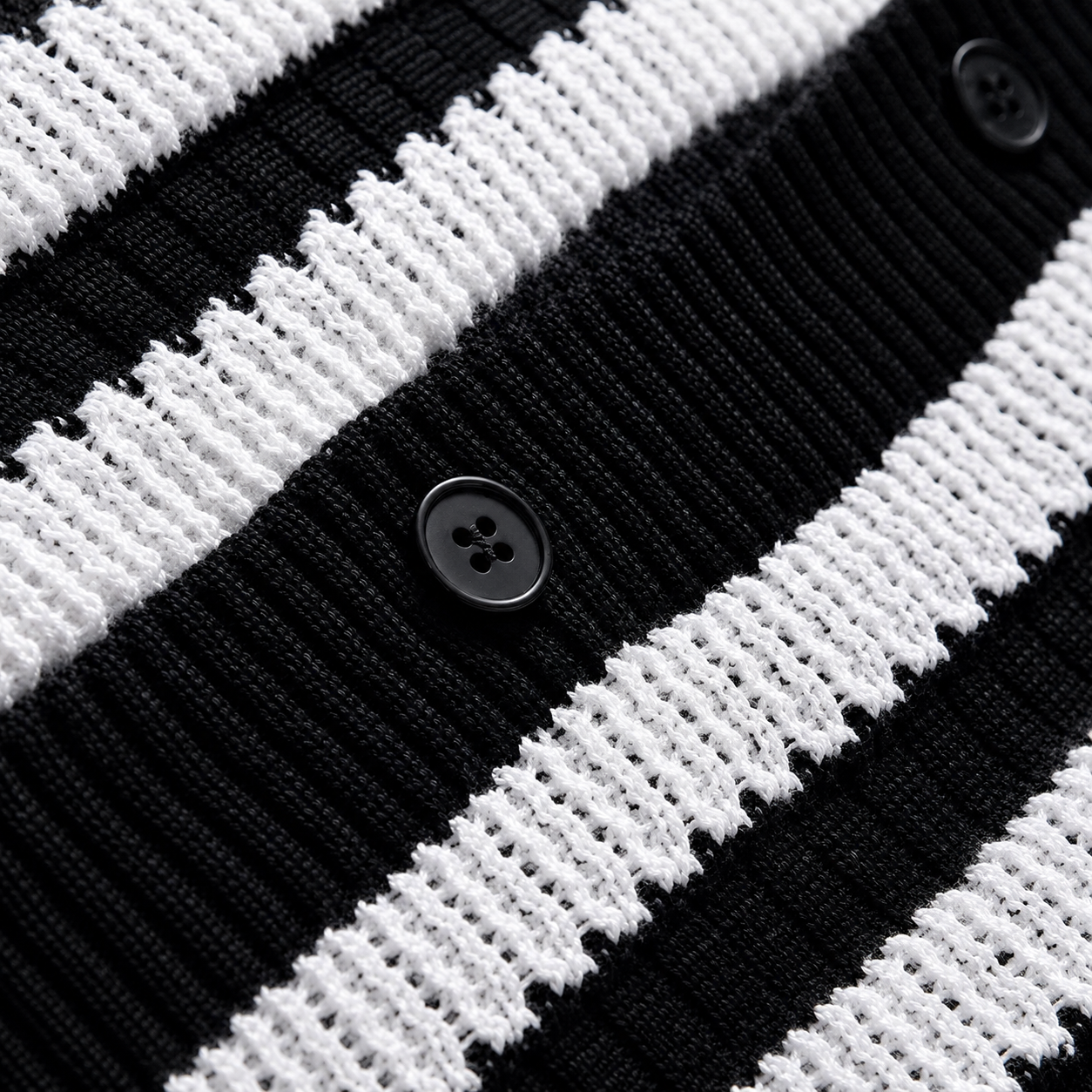 Vincenzo Stripe Knit Polo