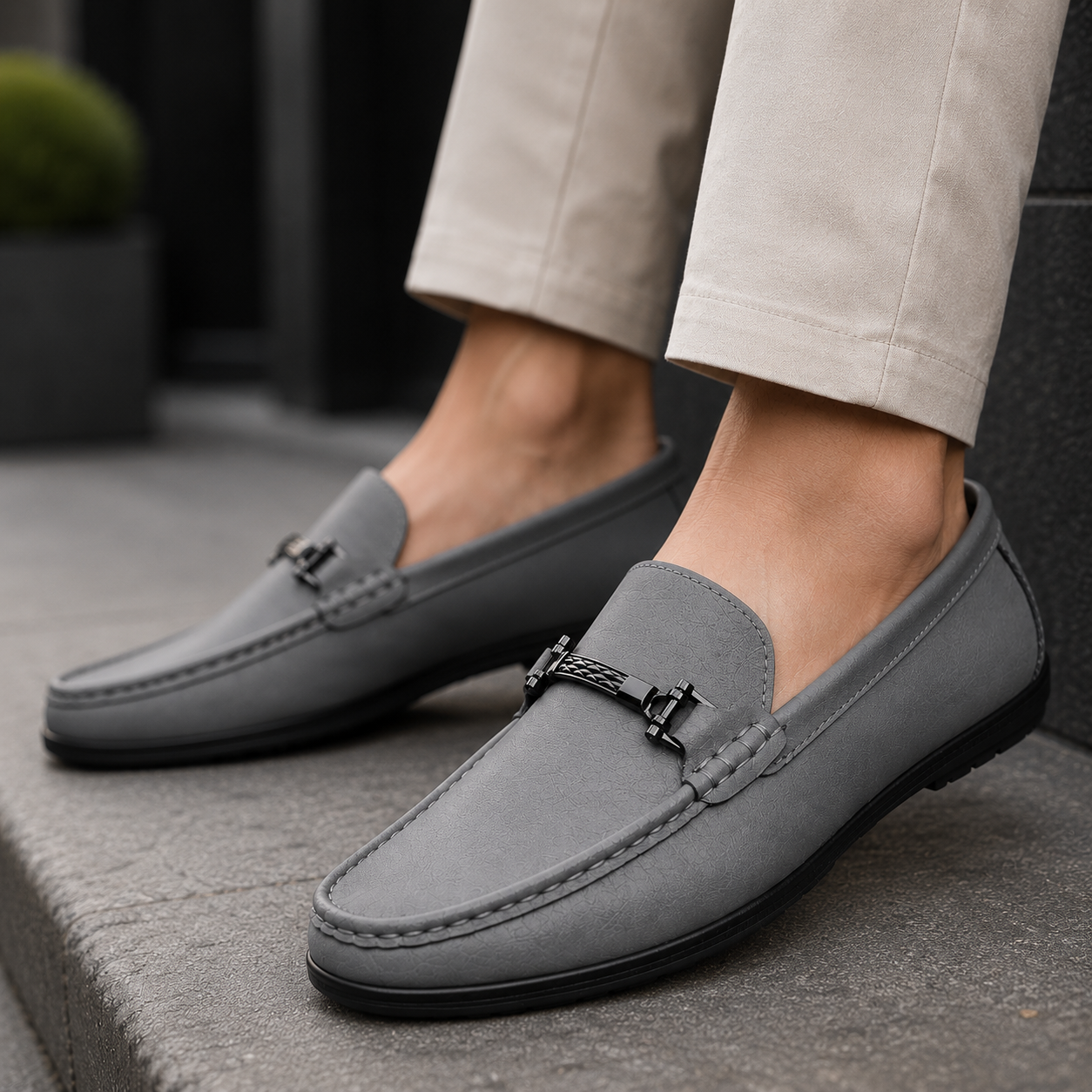 Verona Horsebit Leather Loafers