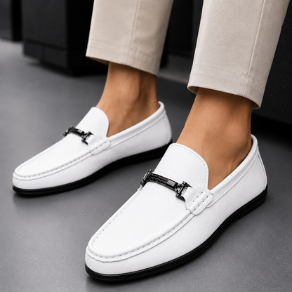 Verona Horsebit Leather Loafers
