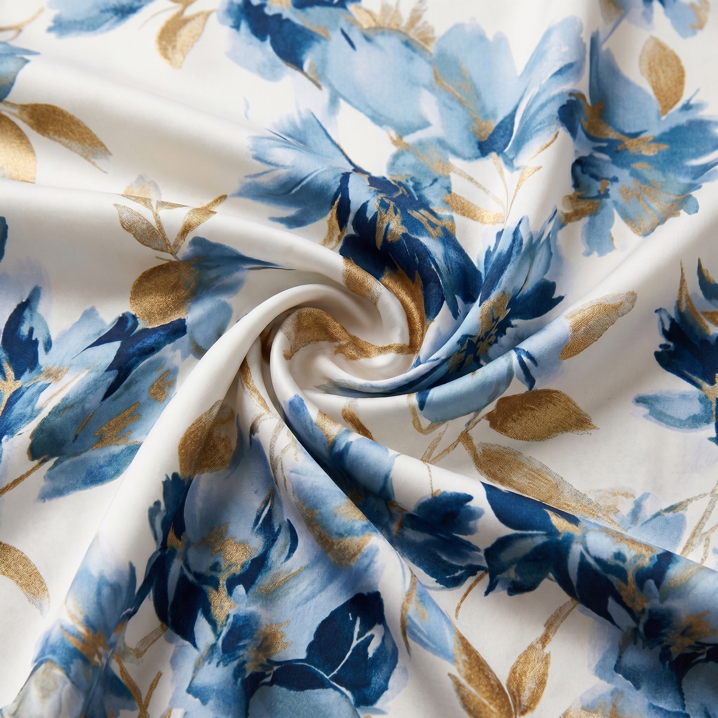 Elara | Floral Wrap Waist Midi Dress 2