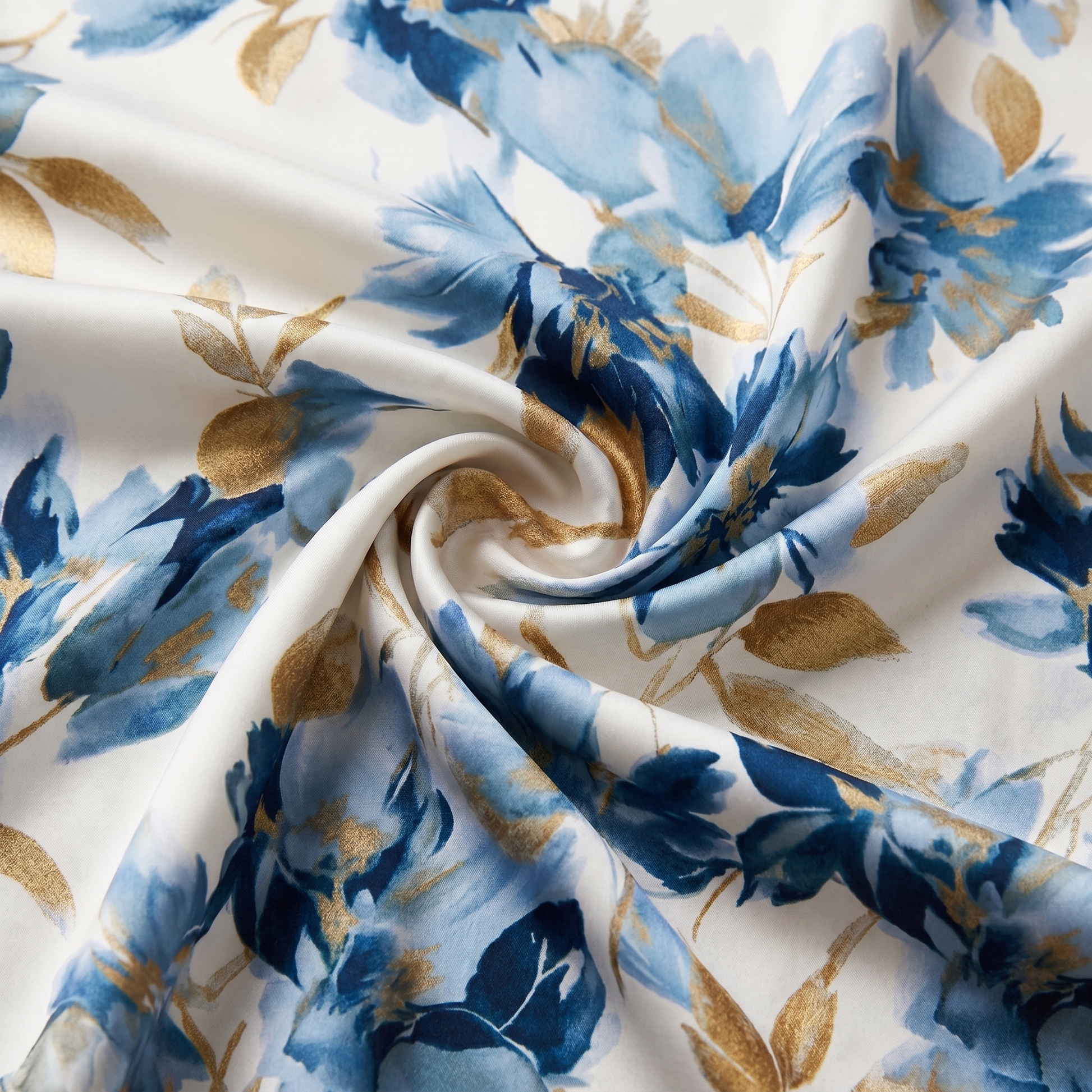 Elara | Floral Wrap Waist Midi Dress 2