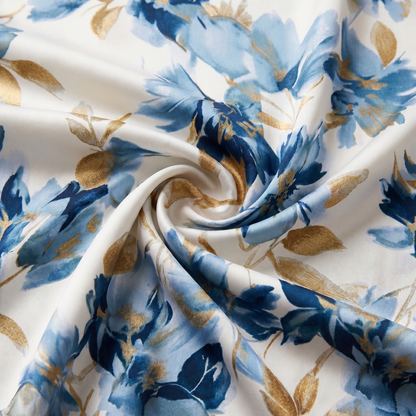 Elara | Floral Wrap Waist Midi Dress 2