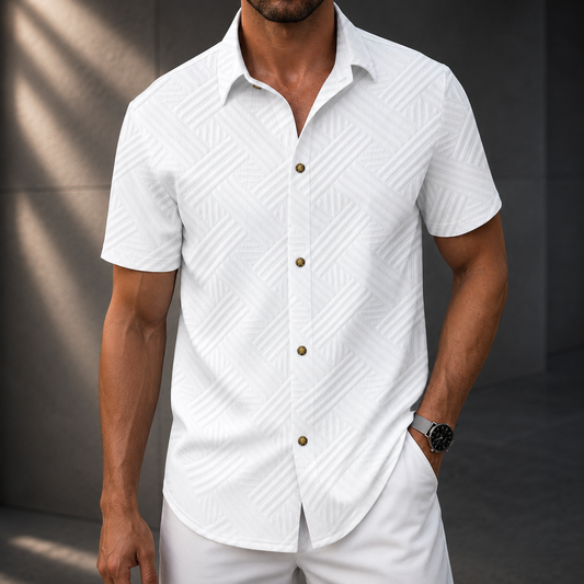 Riviera Textured Button-Up 0