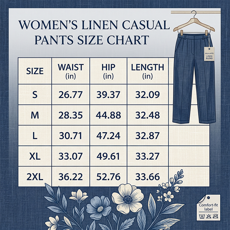 Women's Wide Leg Pants Black Linen Blend Cropped 8