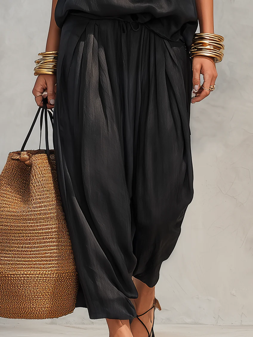 Grayson & Porter Demetria™ Two-Piece Set Halter Top and Wide-Leg Trousers