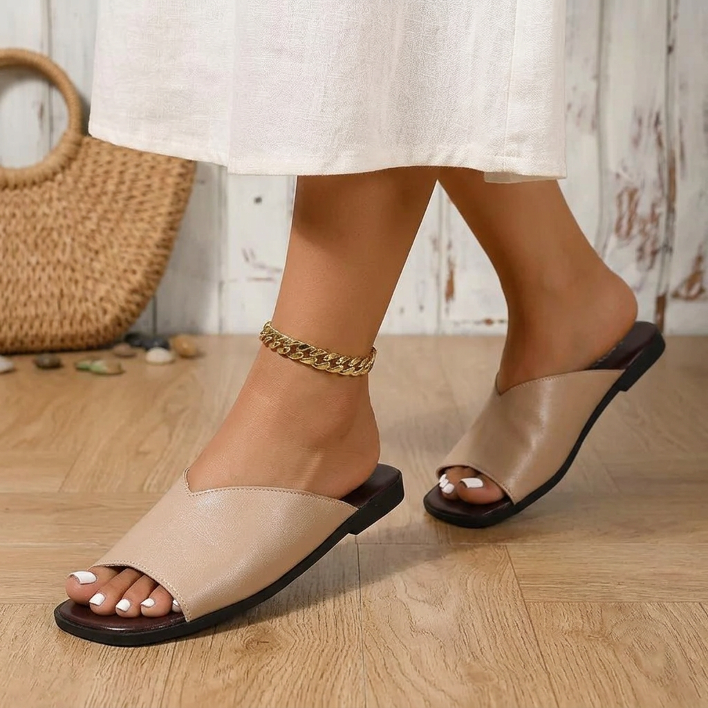 Palmer Leather Flats